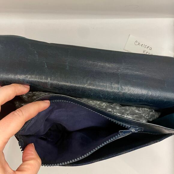 Celine Triomphe Clutch Toiletry Pouch Vintage Logo Makeup Case Bag Pochette - Picture 14 of 16